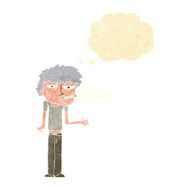 cartoon smoker with thought bubble N2