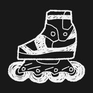 Roller skate doodle N6