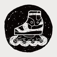 Roller skate doodle N7