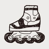 Roller skate doodle N11
