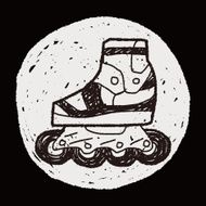 Roller skate doodle N13