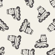 Roller skate doodle N15