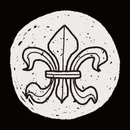 royal crest doodle N8