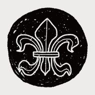 royal crest doodle N10