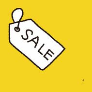 sale tag doodle drawing N4