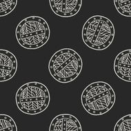 shield doodle seamless pattern background N4