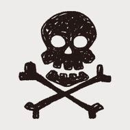 skull Doodle N67