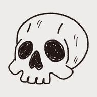skull Doodle N68