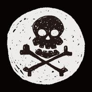 skull Doodle N70