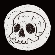 skull Doodle N71