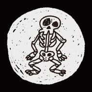 skull Doodle N72
