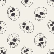 skull Doodle N74