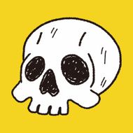 skull Doodle N76
