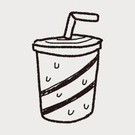 soda drink doodle drawing N11