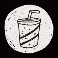 soda drink doodle drawing N12