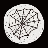 spider web doodle N6