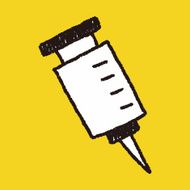 Syringes doodle drawing N7