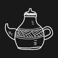 tea pot doodle drawing N9