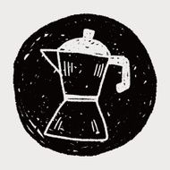 tea pot doodle drawing N10