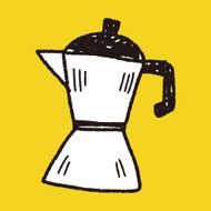 tea pot doodle drawing N17