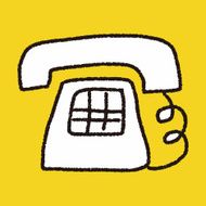 telephone doodle drawing N4
