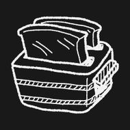 toast doodle drawing N13