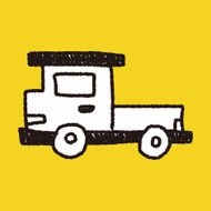 truck doodle drawing N12