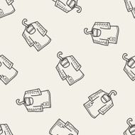 t-shirt doodle seamless pattern background N7