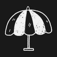 umbrella doodle drawing N34
