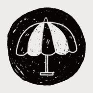 umbrella doodle drawing N35