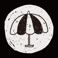 umbrella doodle drawing N38