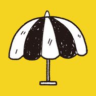 umbrella doodle drawing N39