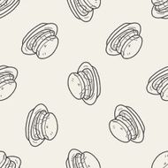 waffle doodle seamless pattern background N2