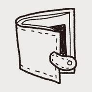 wallet doodle drawing N24
