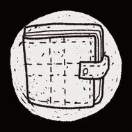 wallet doodle drawing N26