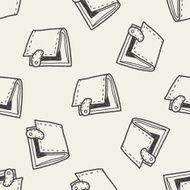 wallet doodle drawing N32