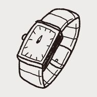 watch doodle drawing N10