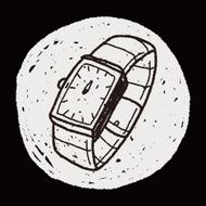 watch doodle drawing N14