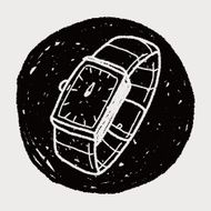 watch doodle drawing N15