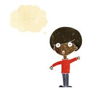 cartoon shocked boy with thought bubble N3