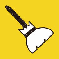 witch&#039;s broom doodle drawing N4
