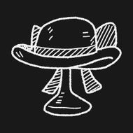 woman hat doodle N5