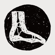 x-ray foot doodle N4
