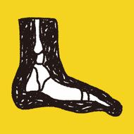 x-ray foot doodle N7