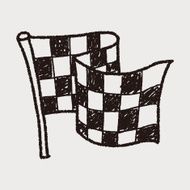 racing flag doodle N3