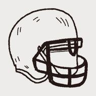 Doodle Football Helmet N4