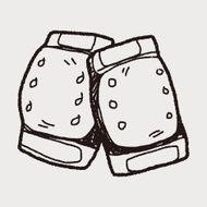 knee pads doodle N4