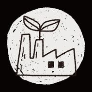 Environmental protection concept The factory do well on emissio N15