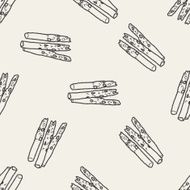 asparagus doodle seamless pattern background