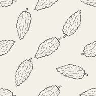 Bitter doodle seamless pattern background